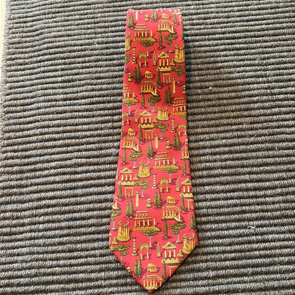 Ferragamo Tie - Pillar Print